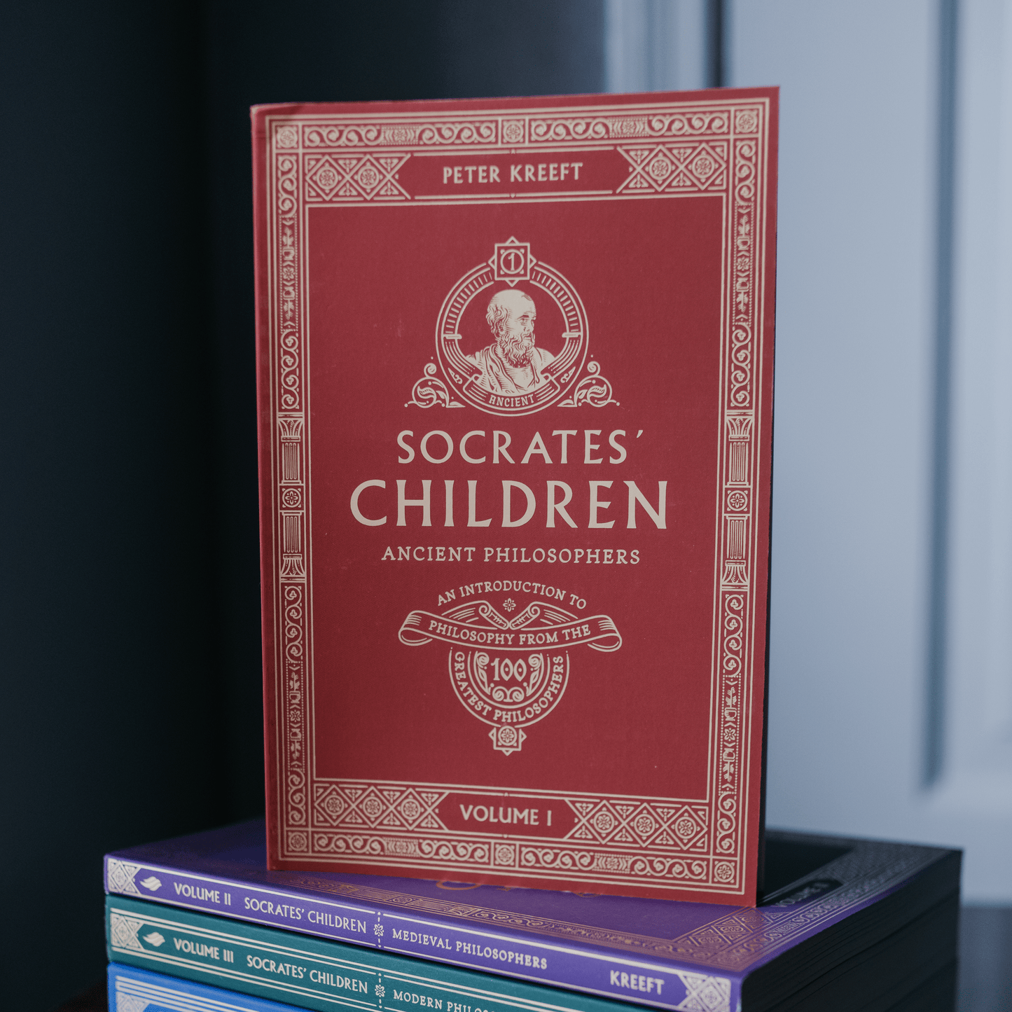 Book titled Socrates' Children Volume I: Ancient Philosophers by Peter Kreeft, part of Socrates Children book series, philosophy book, walkthrough guide of philosophers throughout history, paperback 9781685780067