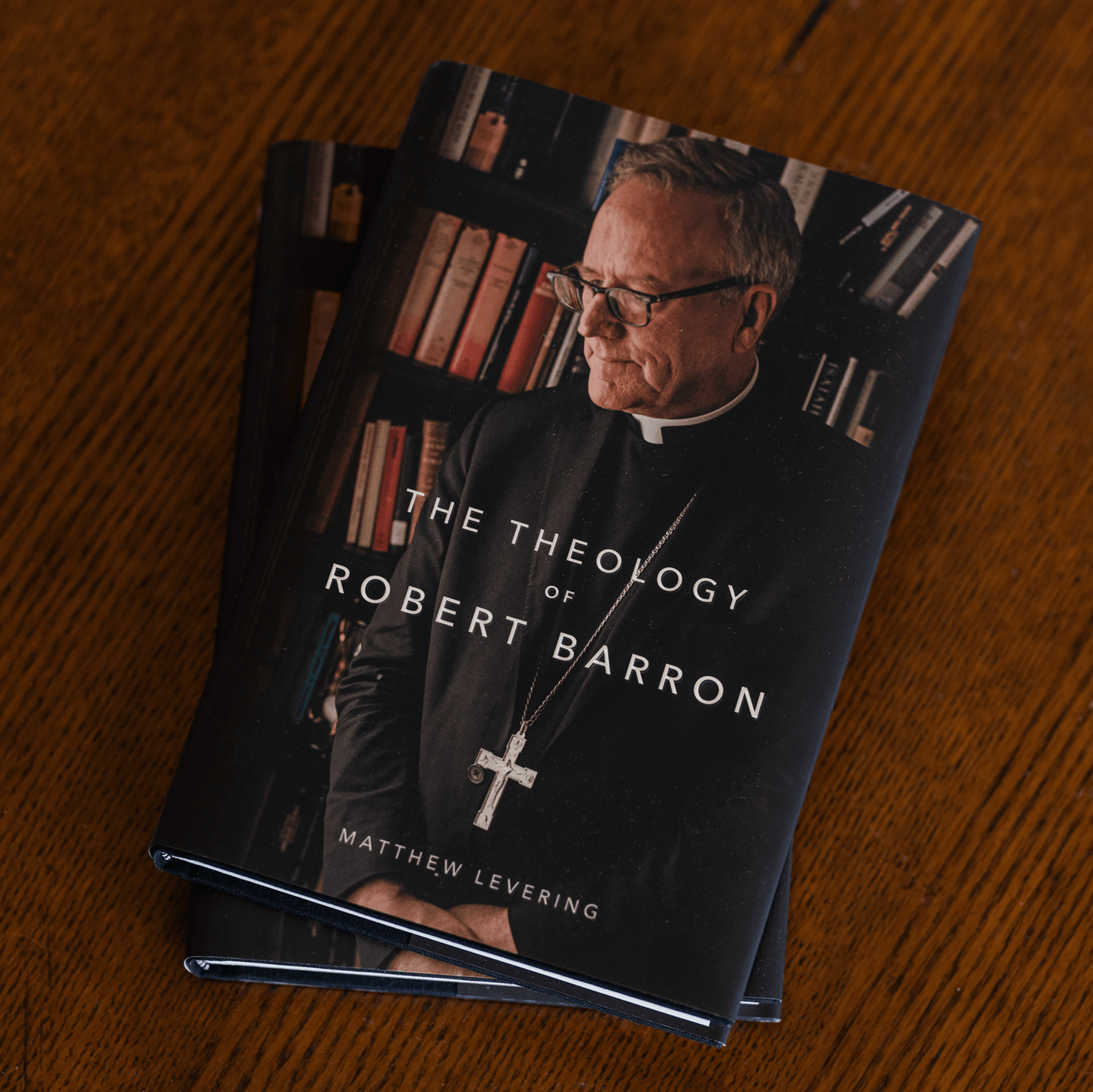 Cover of the book The Theology of Robert Barron by Matthew Levering, published by Word on Fire Academic, suitable for readers interested in Catholic theology books, hardcover 9781685780173
