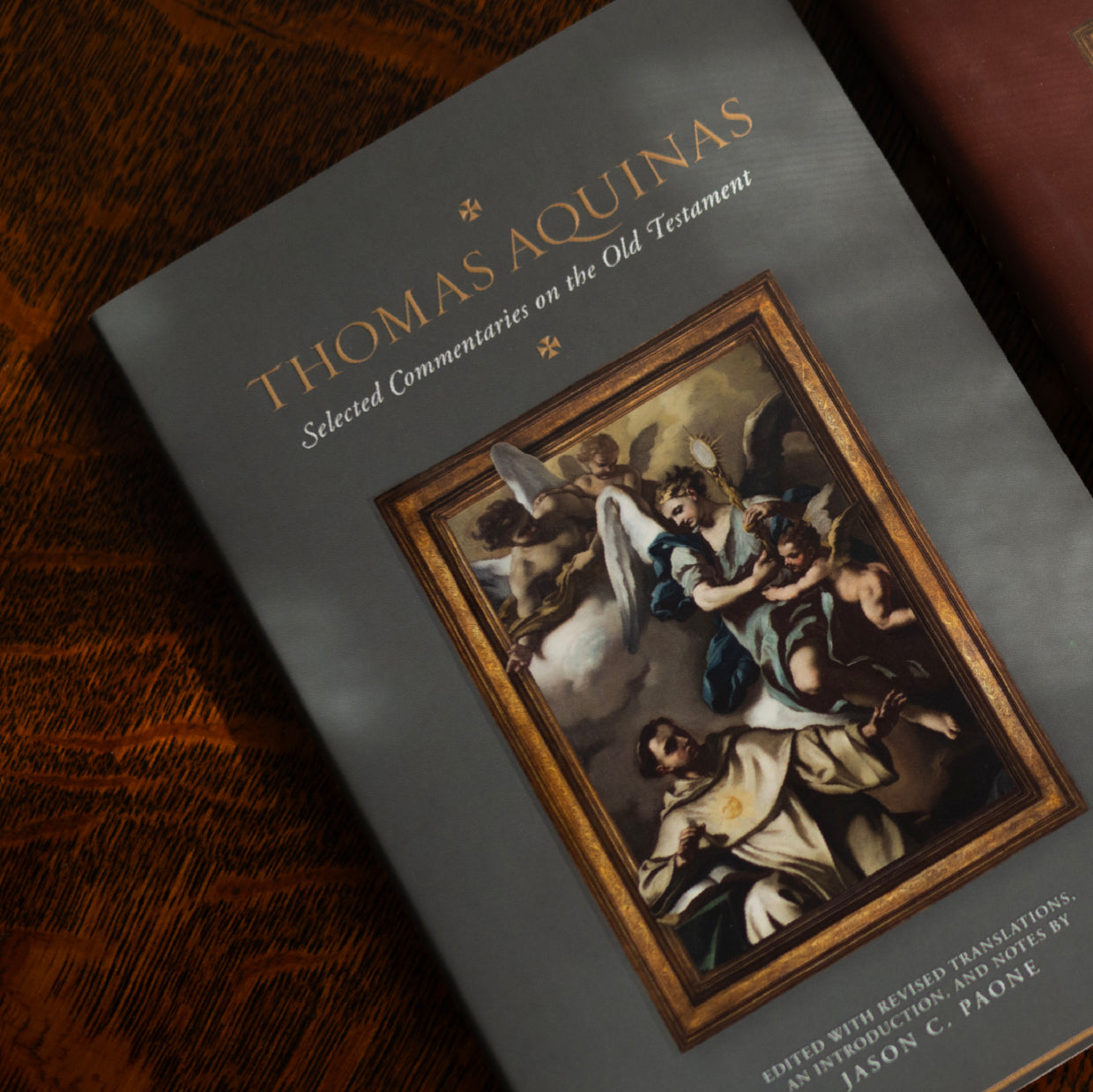 Thomas Aquinas: Selected Commentaries on the Old Testament book cover featuring classical religious artwork, hardcover 9781685781088