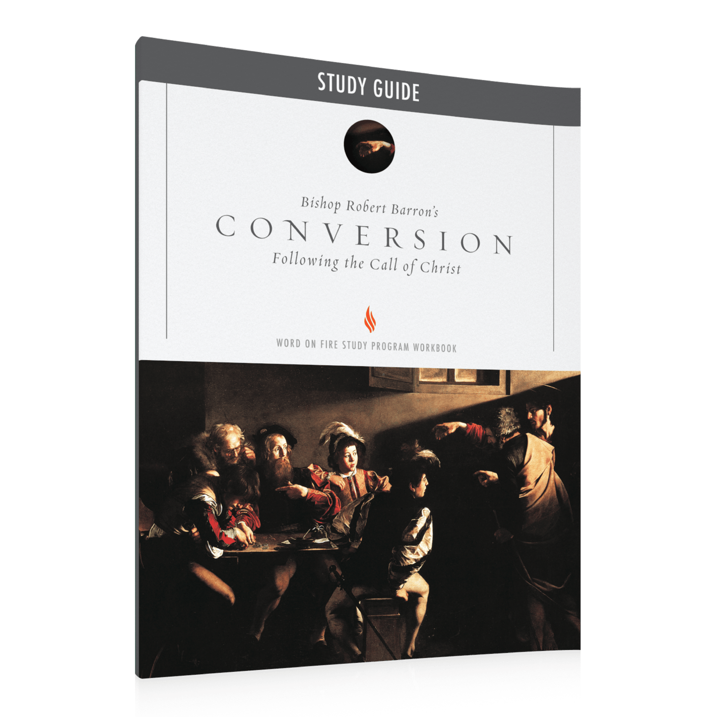 Conversion Study Guide for ages 13 and up, contributors Bishop Robert Barron, ISBN 1948132280, paperback binding, featuring a classical religious painting on the cover.
