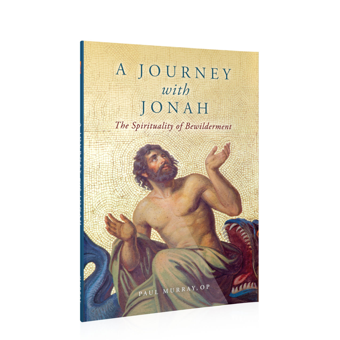 A Journey with Jonah book cover shows biblical figure Jonah wearing ancient robes beside a sea creature, by Fr. Paul Murray OP, paperback 9781943243853