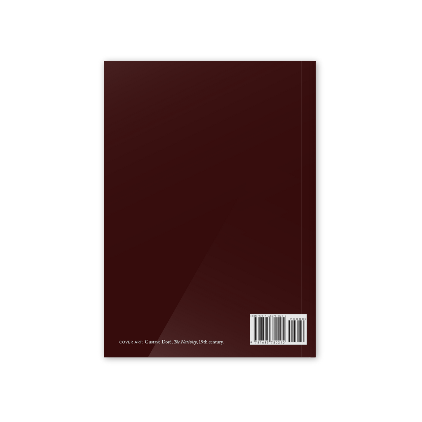 Back cover of The Word Became Flesh with deep red cover, reflections for Advent and Christmas, contributors include Matthew Becklo and Bishop Robert Barron, paperback 9781685780210