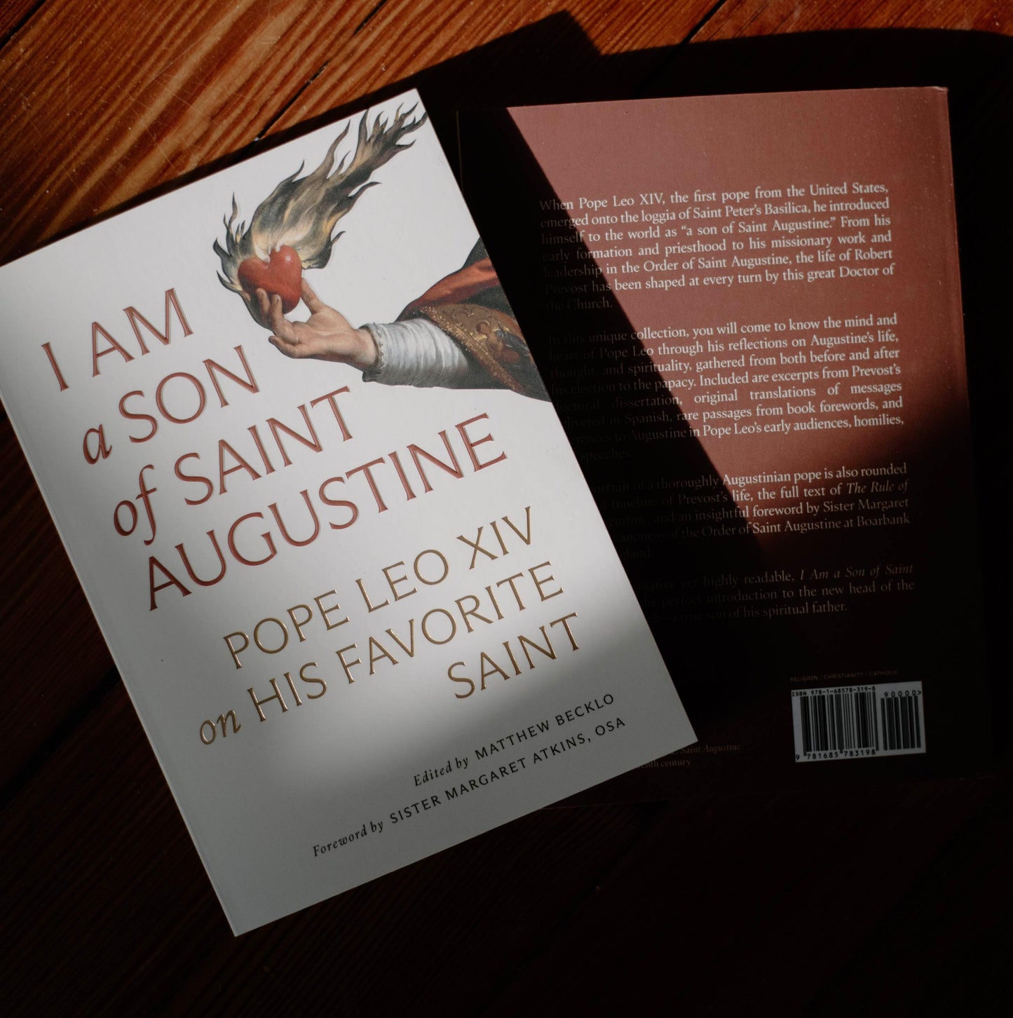 I Am a Son of Saint Augustine book cover by Matthew Becklo with foreword by Sister Margaret Atkinson, paperback 9781685783198