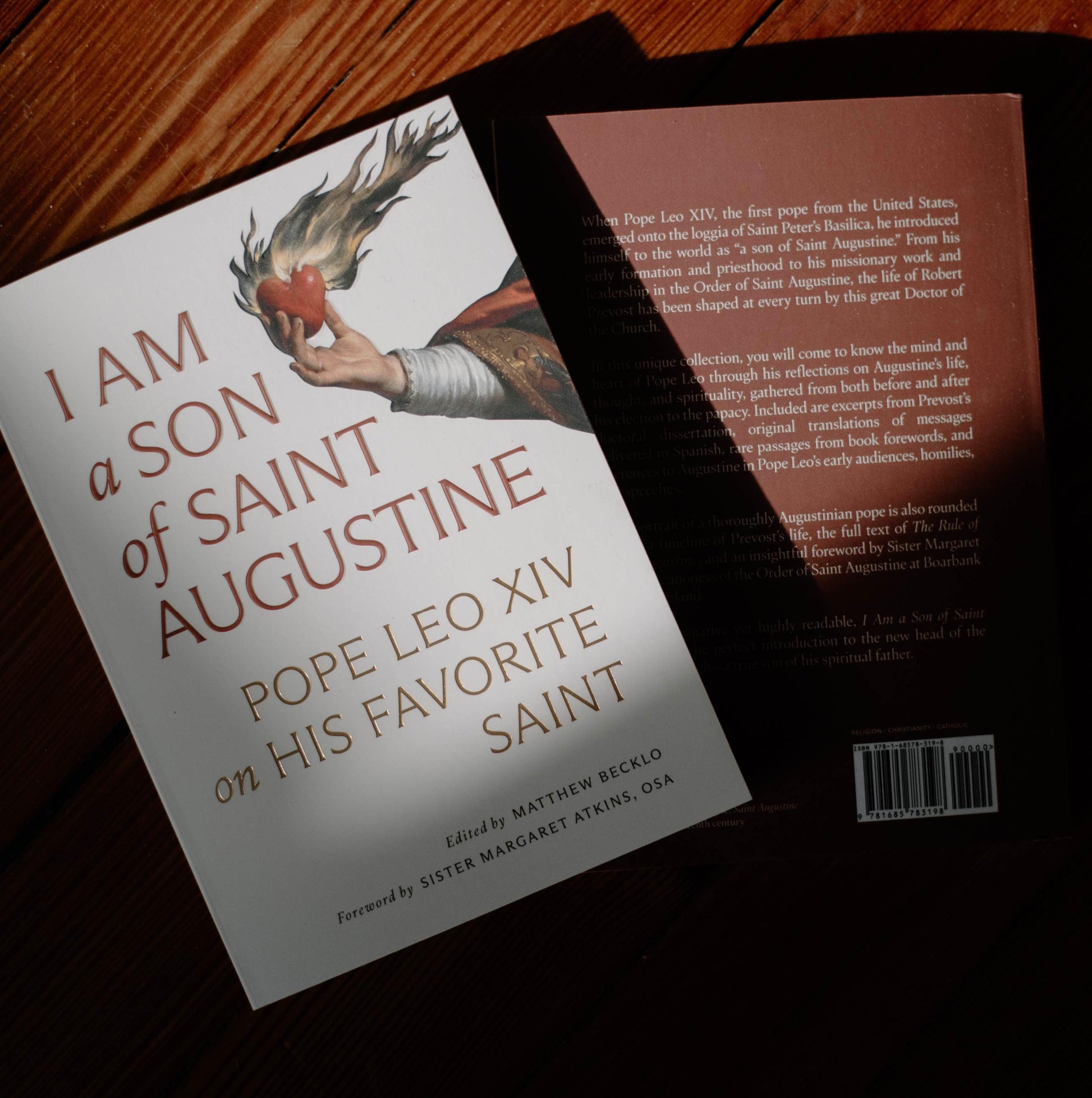 I Am a Son of Saint Augustine book cover by Matthew Becklo with foreword by Sister Margaret Atkinson, paperback 9781685783198