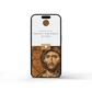 Smartphone displaying the cover of "Priest, Prophet, King - Film" featuring a mosaic image of Jesus Christ, with contributors Bishop Robert Barron, suitable for ages 14 and up, ISBN 9781640609693, digital binding.