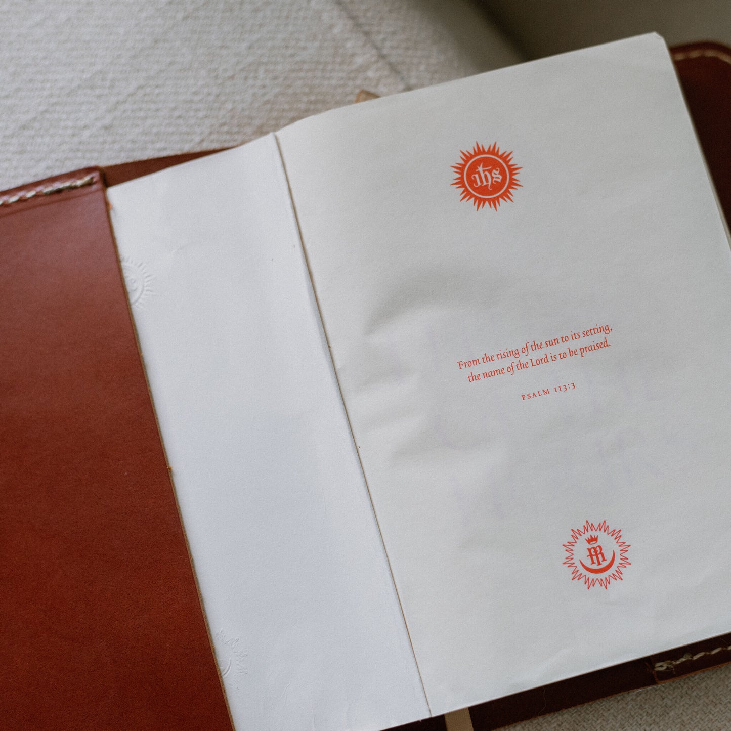 Leather Cover for the Liturgy of the Hours Booklets