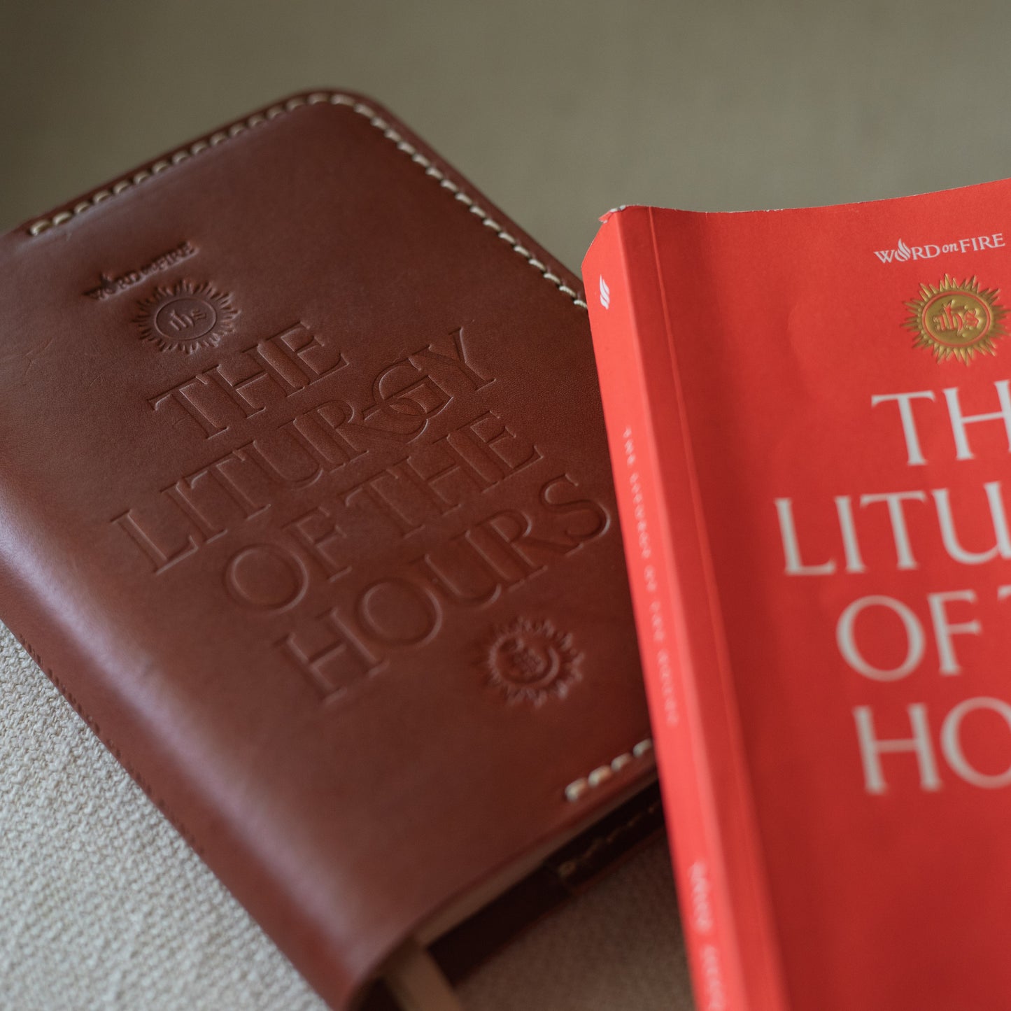Leather Cover for the Liturgy of the Hours Booklets