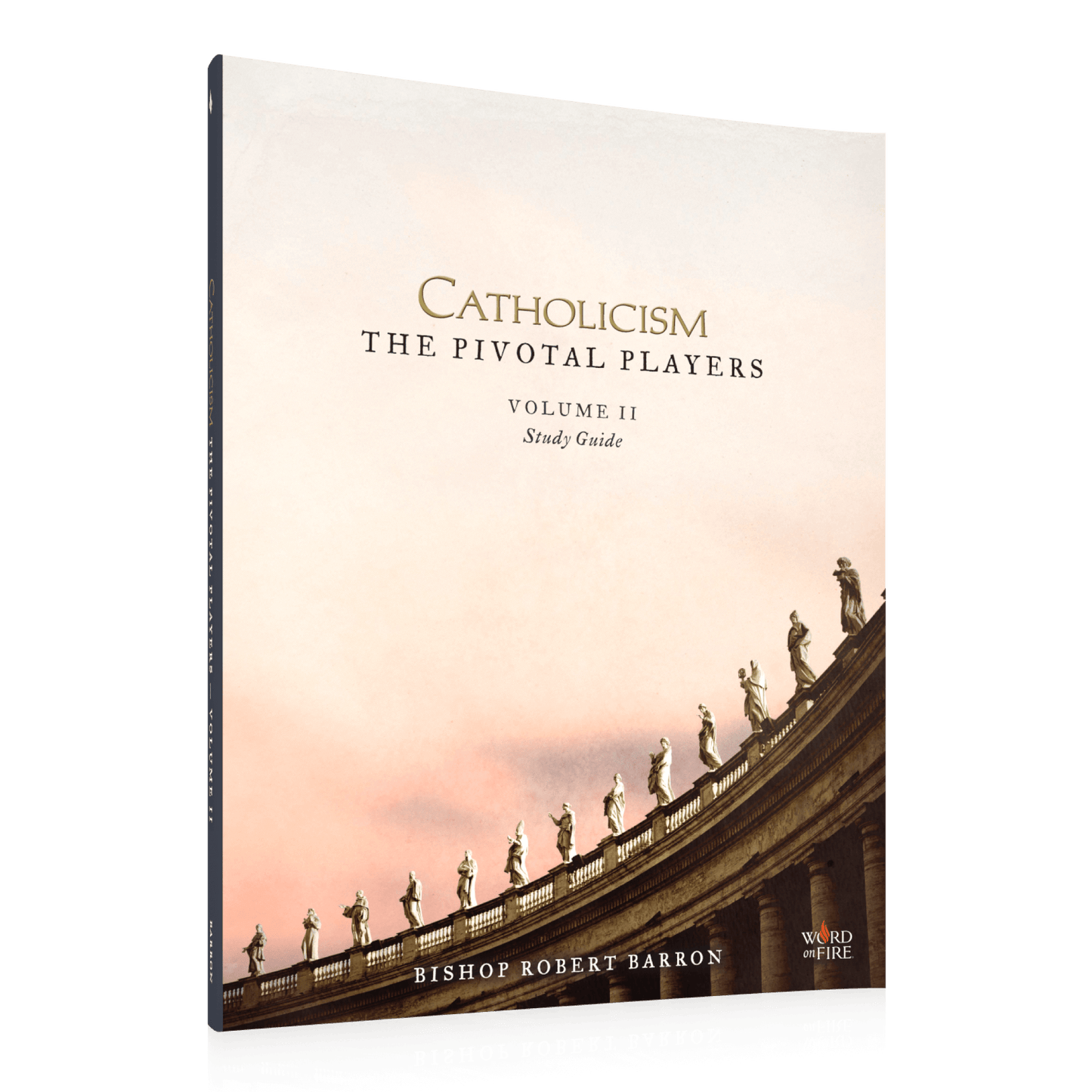 CATHOLICISM: The Pivotal Players Volume II Study Guide by Bishop Robert Barron, designed for spiritual growth and evangelization, hardcover binding, ISBN 9781942965635, suitable for adult readers.