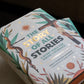 The Story of All Stories book cover with religious illustrations for young Catholics spiritual growth, great for Catholic gifts for kids, by Emily Stimpson Chapman, illustrated Catholic children's bible, suitable for children ages 7-13, hardcover 9781685782214 