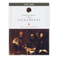 Cover of The Sacraments Study Guide by Bishop Robert Barron, featuring a classical painting of a religious scene, intended for adults, ISBN 9781681925602, paperback binding.