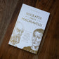 Book cover of Socrates Meets Machiavelli by Peter Kreeft showing illustrative portraits of Socrates and Machiavelli in gold and white, philosophy book 9781685782139