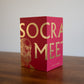 Socrates Meets Box Set with red cover and gold lettering, featuring an illustration of Socrates, by Peter Kreeft