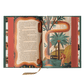 Open book titled The Story of All Stories showing colorful biblical illustrations and text, by Emily Stimpson Chapman, illustrated Catholic children's bible, suitable for children ages 7-13, hardcover 9781685782214 
