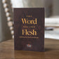 The Word Became Flesh by Word on Fire, contributors include Matthew Becklo and Bishop Robert Barron, prayer book for Advent, Advent reflection books for Catholics, paperback 9781685780210