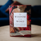 The Wisdom of the Word book cover showing a classical painting background with text about biblical answers to Catholicism, contributors Michael Dauphinais and Matthew Levering, offering biblical insight on Catholicism, hardcover 9781943243761